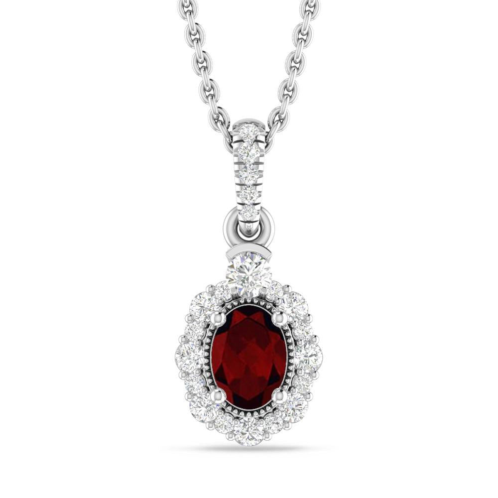 White Gold - Garnet