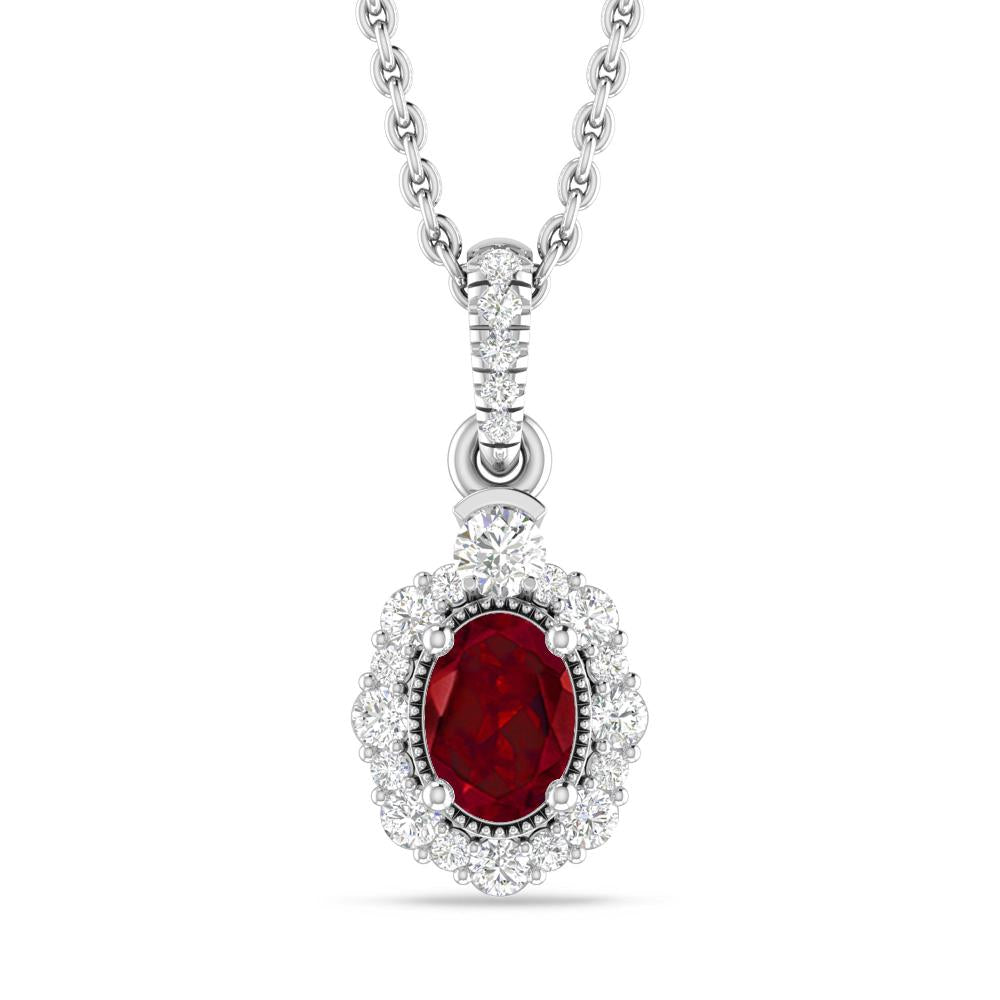 White Gold - Garnet