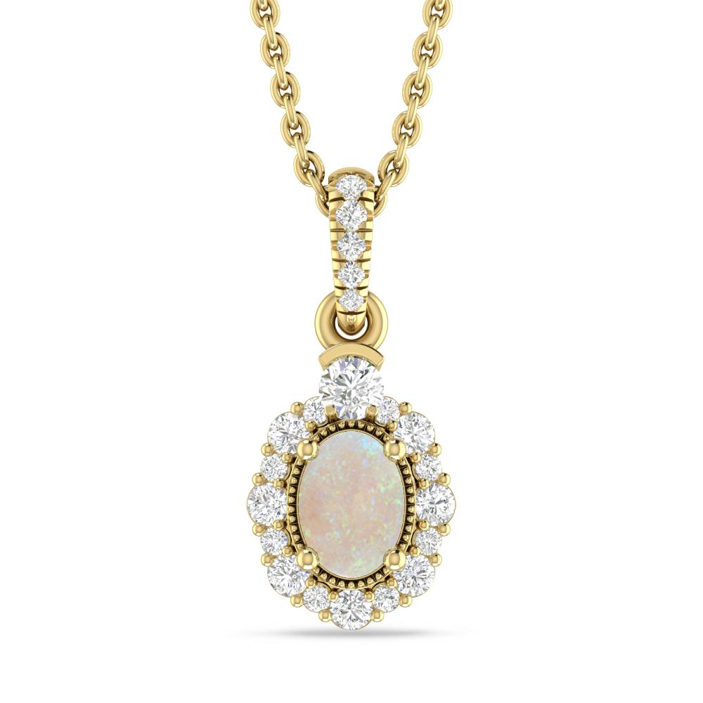 Yellow Gold - Opal