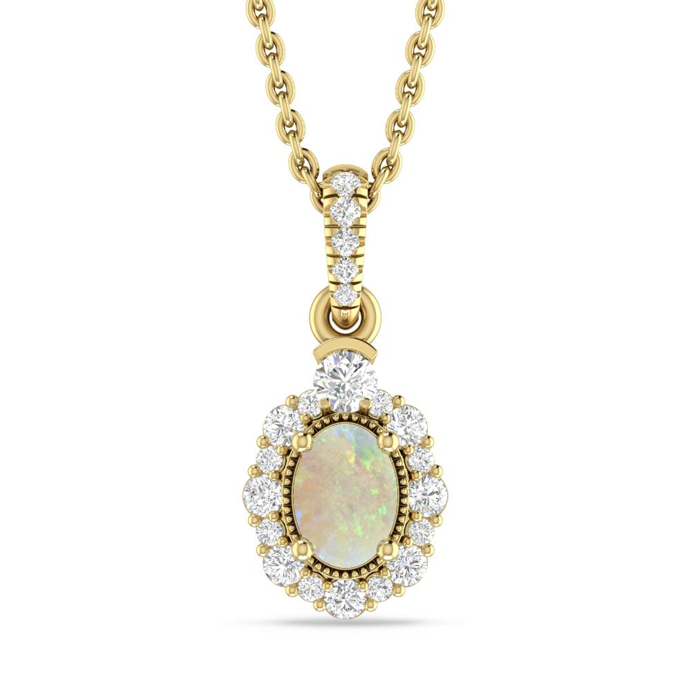 Yellow Gold - Opal