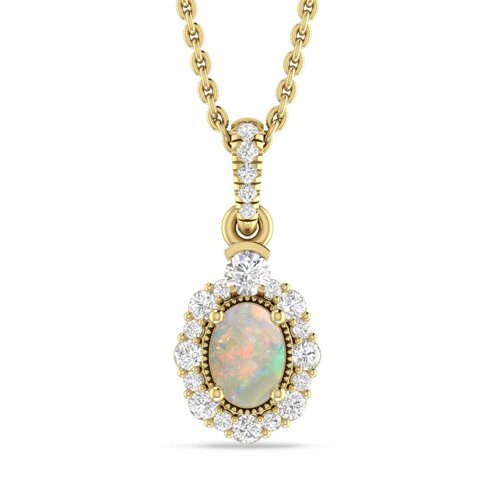 Yellow Gold - Opal