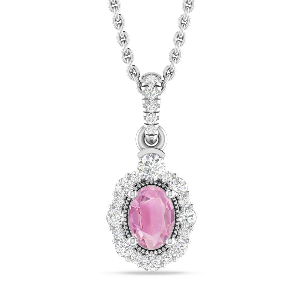 White Gold - Pink Tourmaline