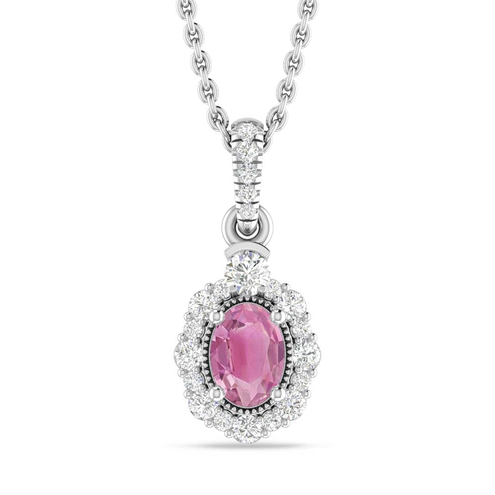 White Gold - Pink Tourmaline