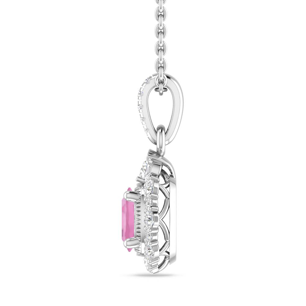 White Gold - Pink Tourmaline