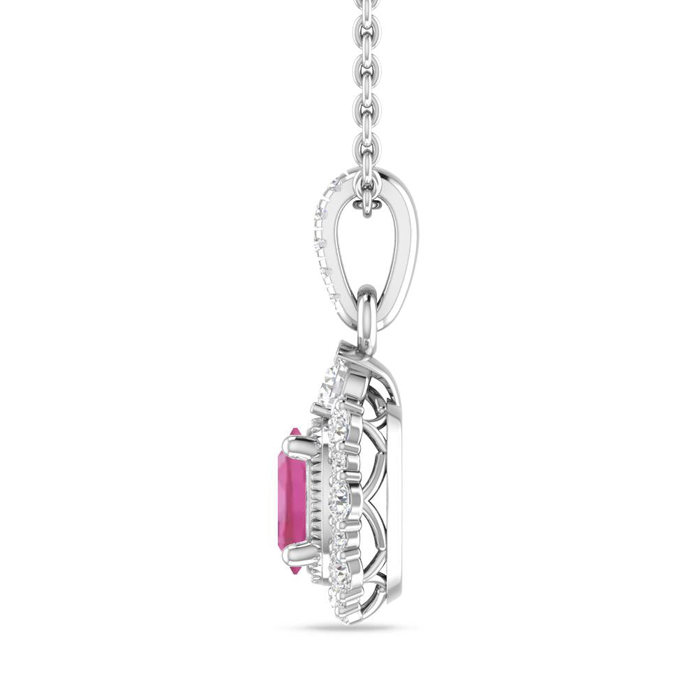 White Gold - Pink Tourmaline