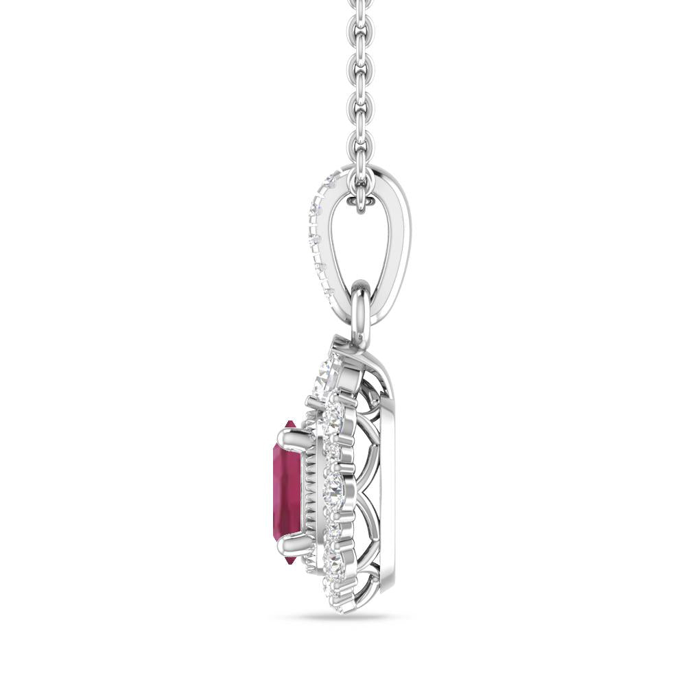 White Gold - Pink Tourmaline