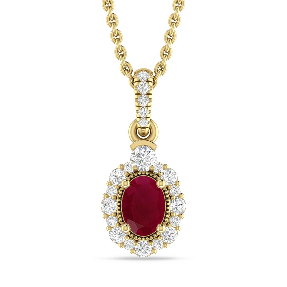 Yellow Gold - Ruby