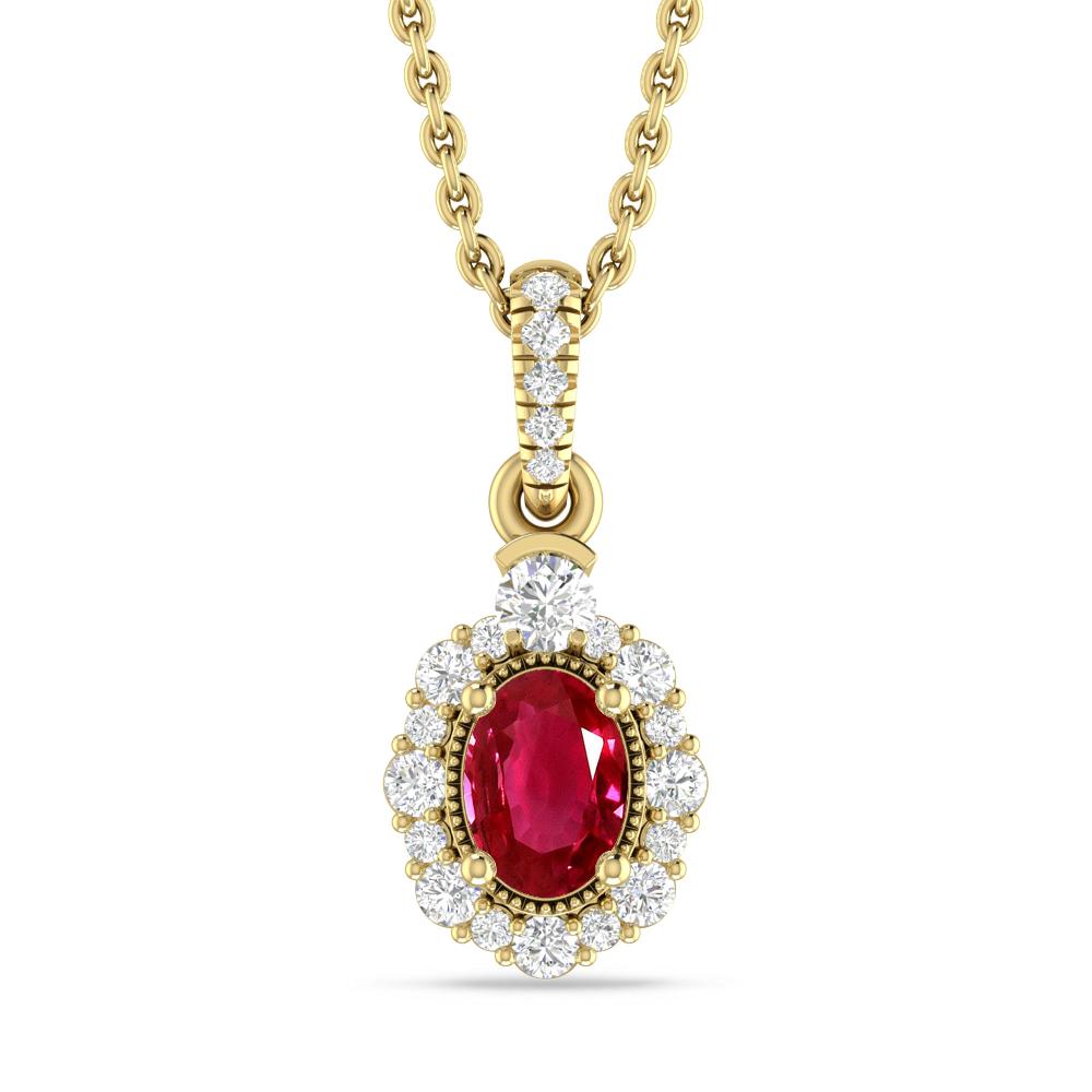 Yellow Gold - Ruby