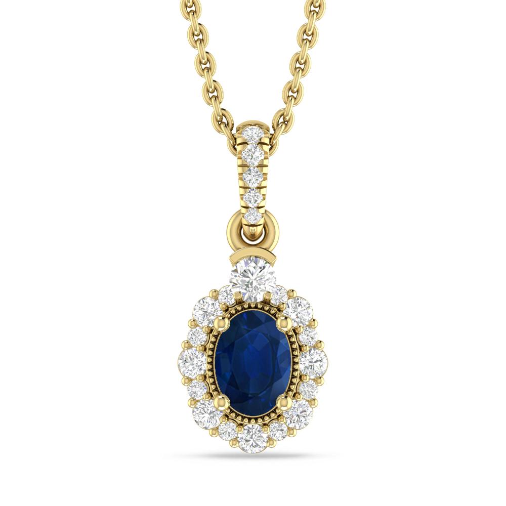 Yellow Gold - Sapphire