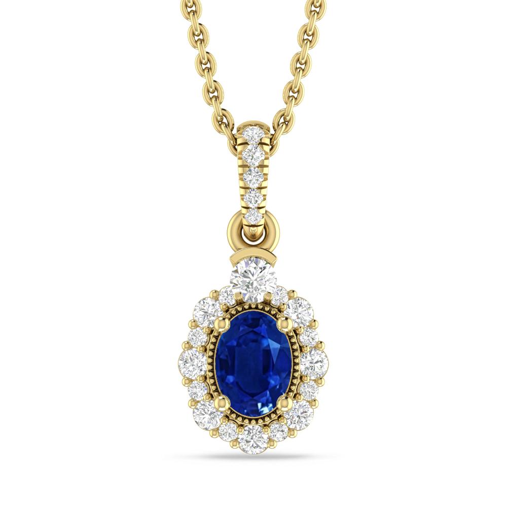 Yellow Gold - Sapphire