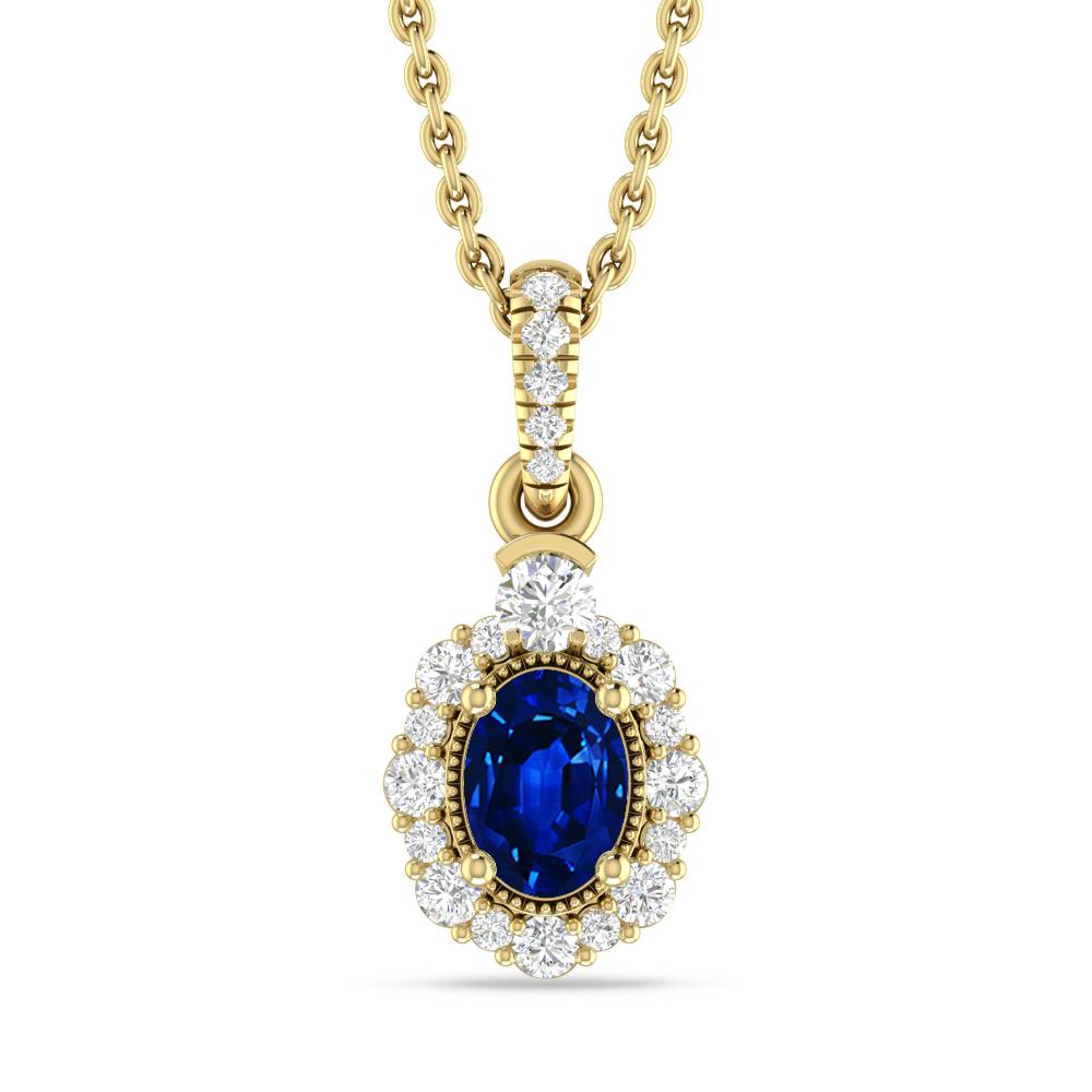 Yellow Gold - Sapphire