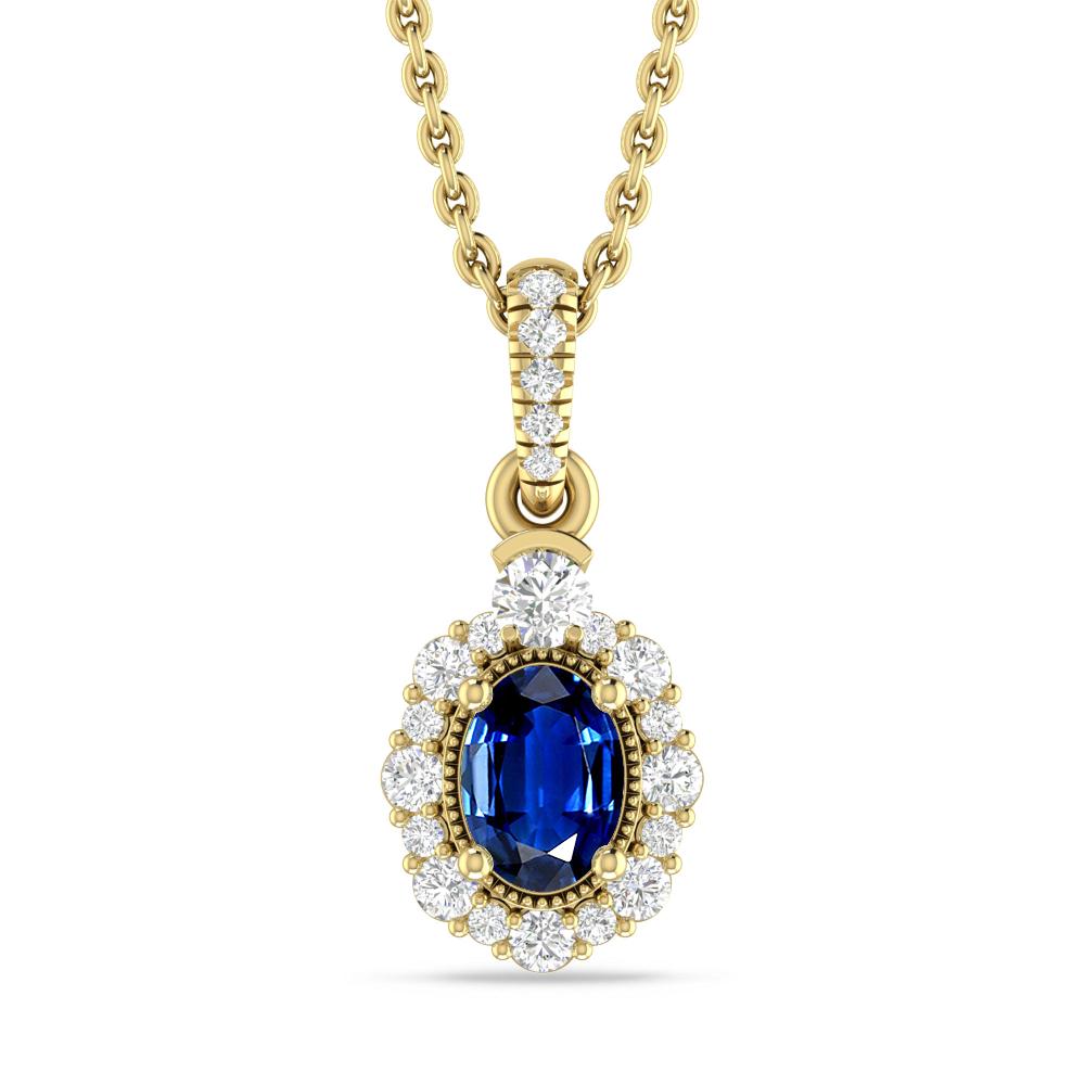 Yellow Gold - Sapphire