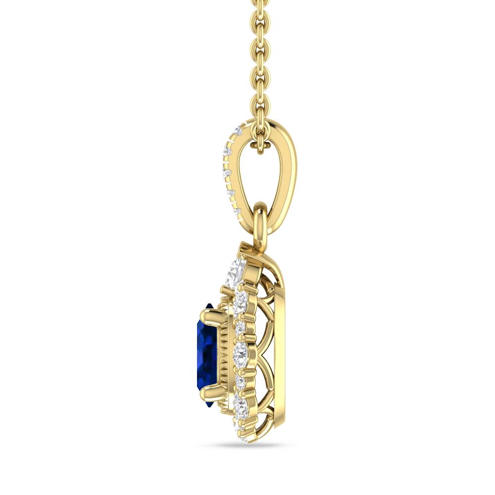 Yellow Gold - Sapphire