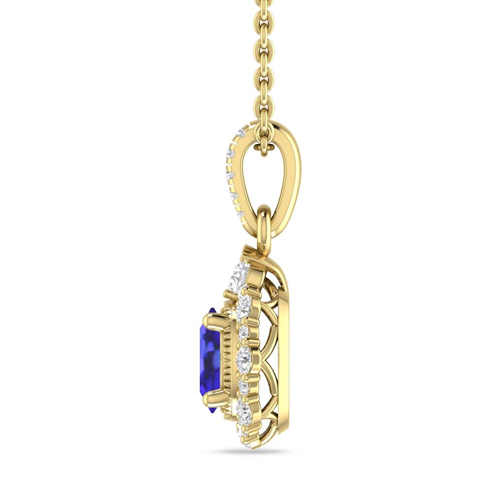 Yellow Gold - Tanzanite