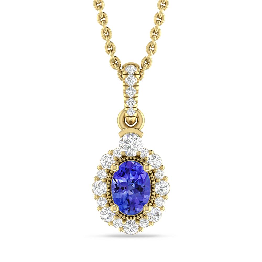 Yellow Gold - Tanzanite