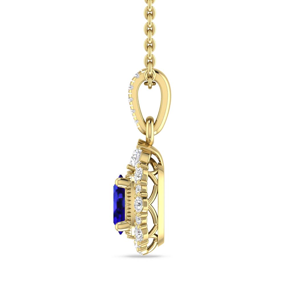 Yellow Gold - Tanzanite