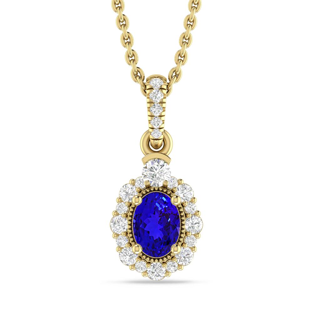 Yellow Gold - Tanzanite