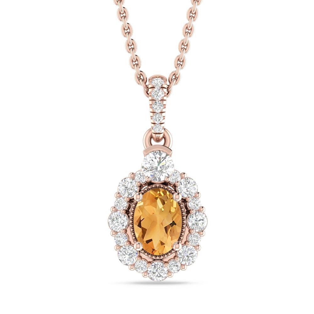 Rose Gold - Citrine