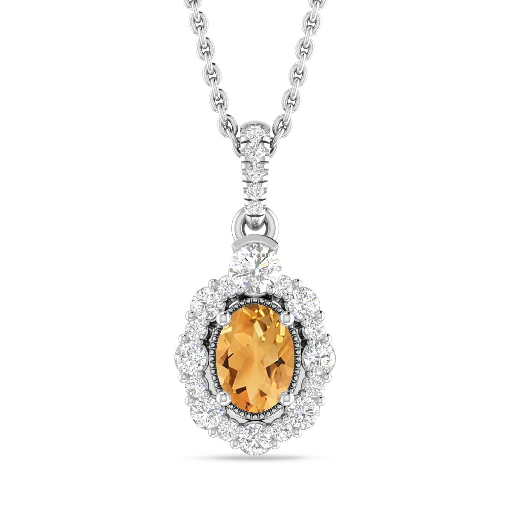 White Gold - Citrine