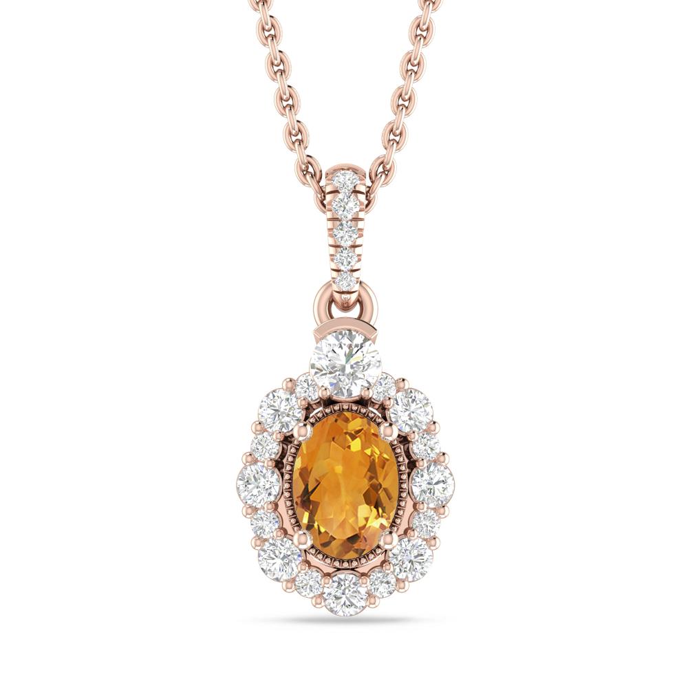 Rose Gold - Citrine