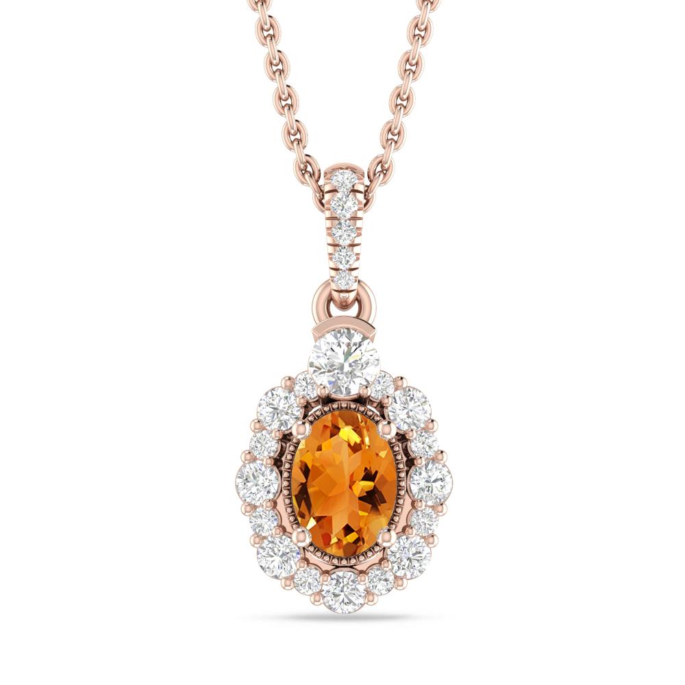 Rose Gold - Citrine