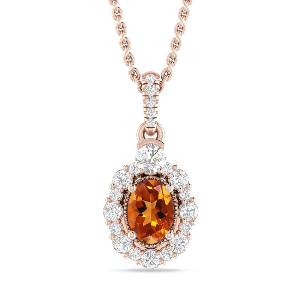 Rose Gold - Citrine