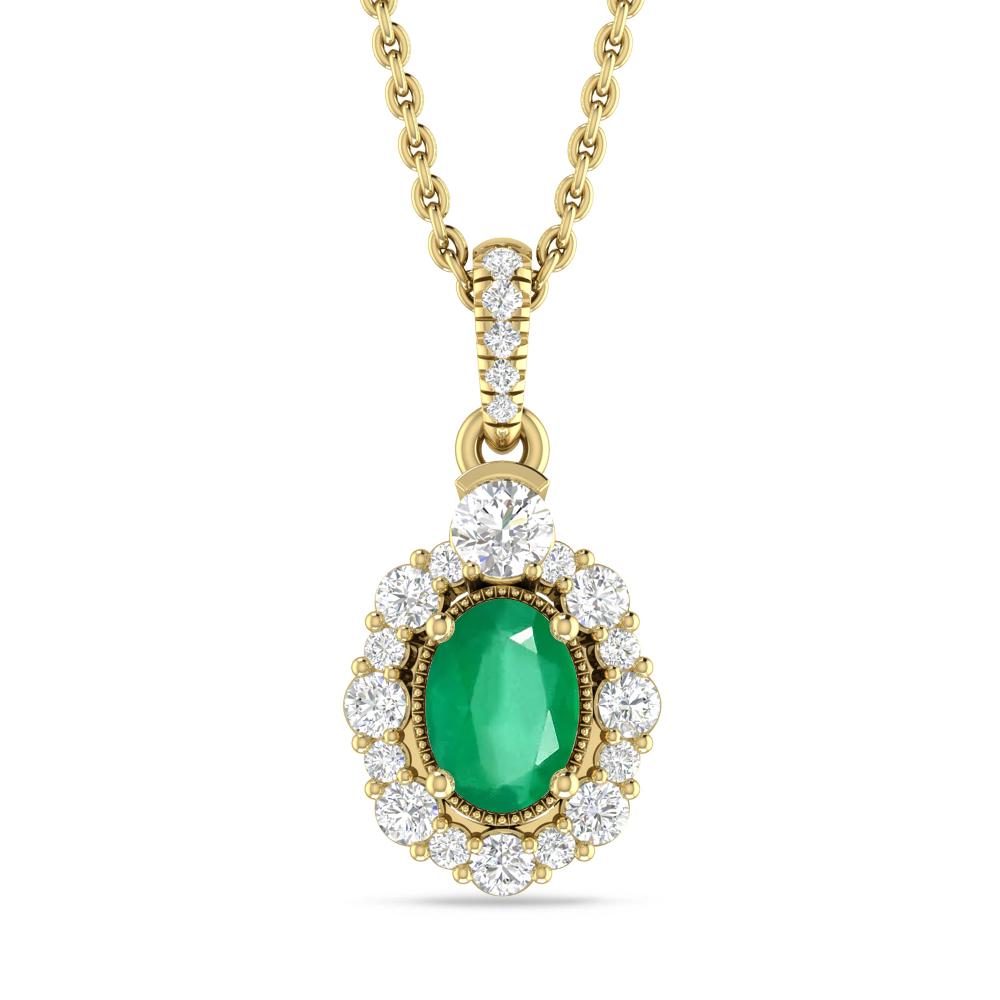 Yellow Gold - Emerald