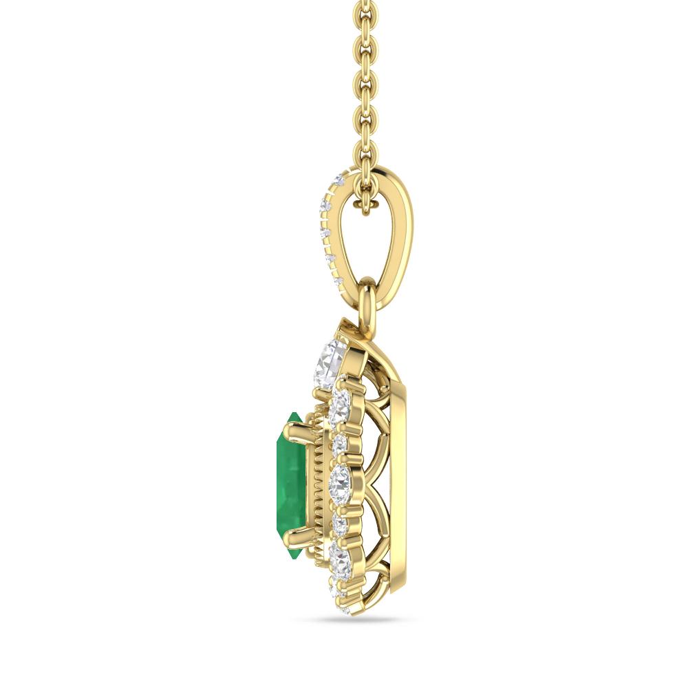 Yellow Gold - Emerald