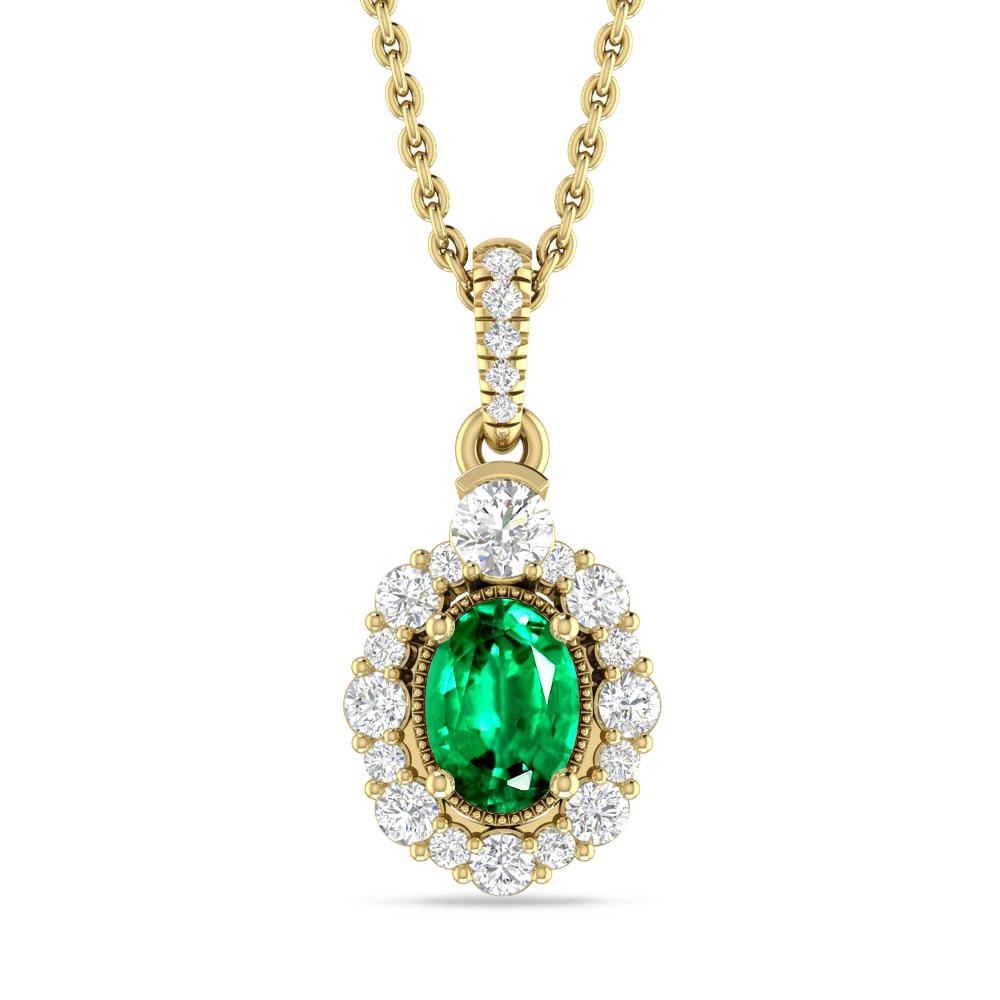 Yellow Gold - Emerald