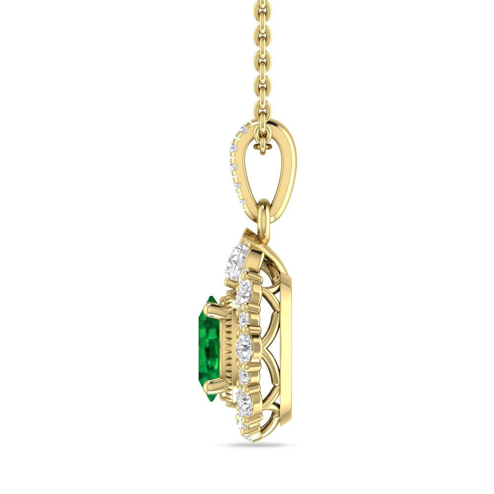 Yellow Gold - Emerald