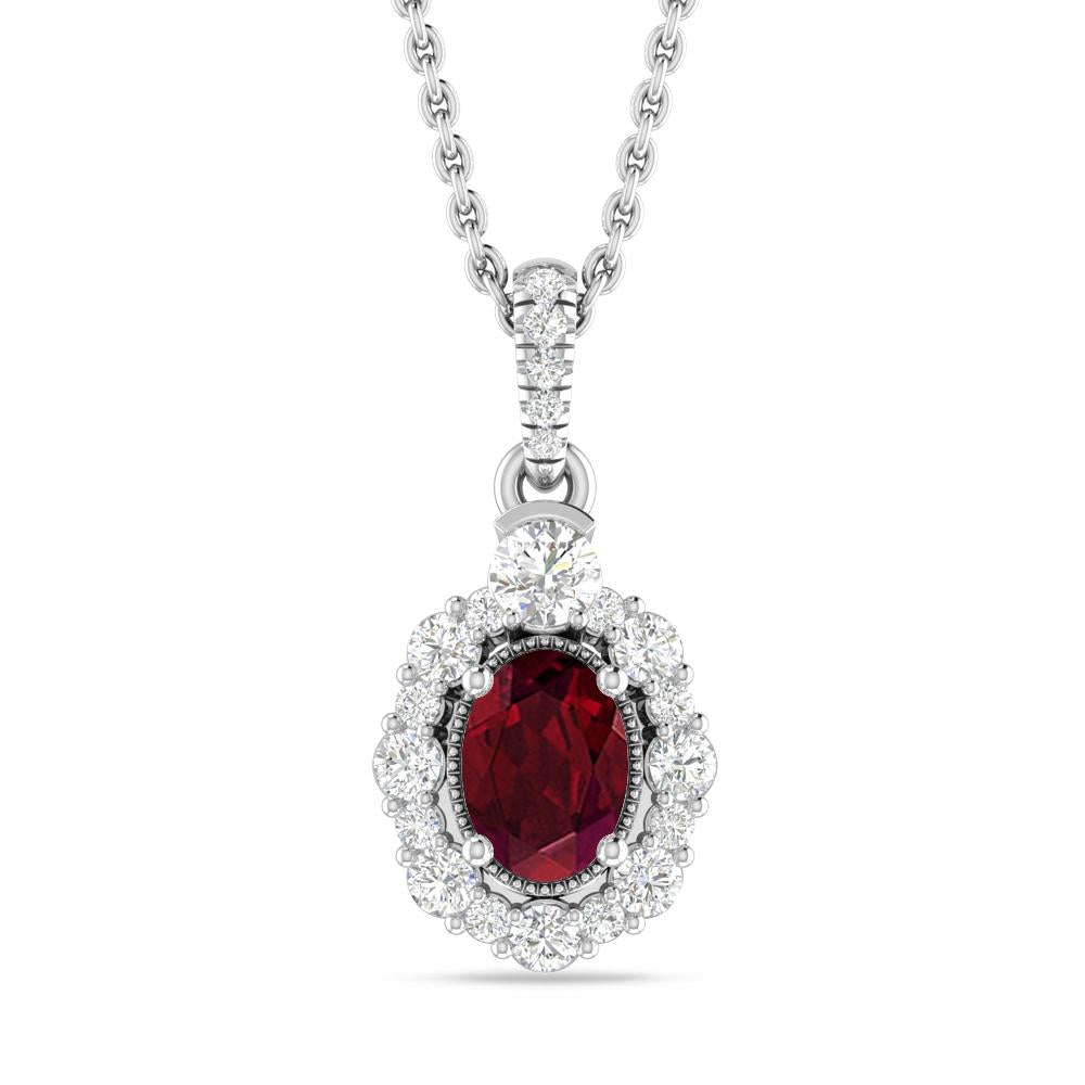 White Gold - Garnet