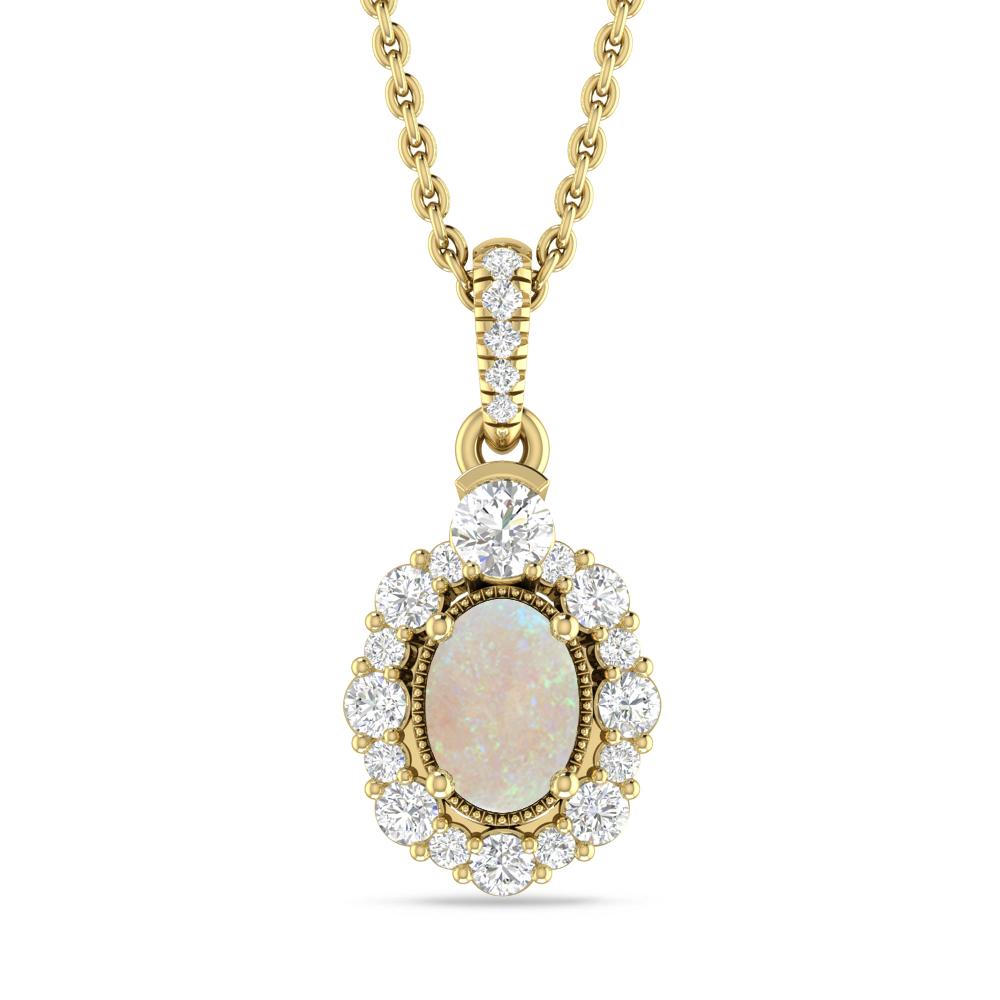 Yellow Gold - Opal