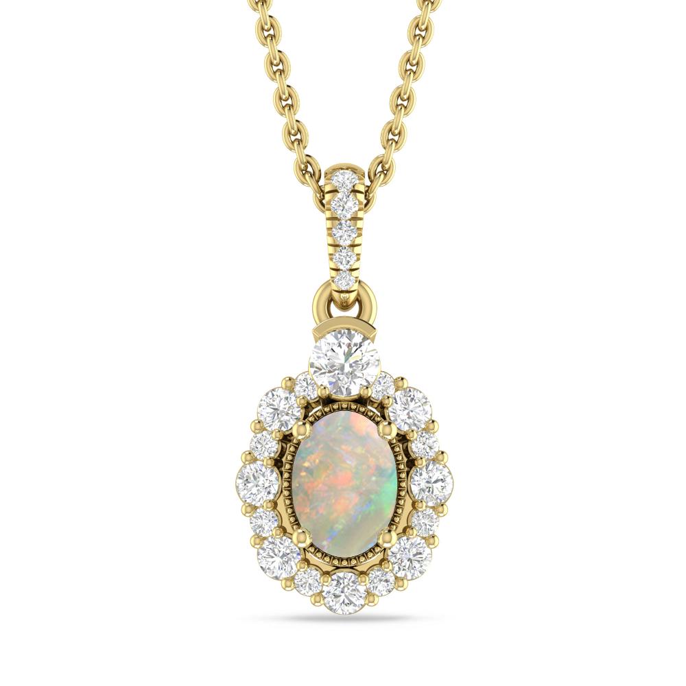 Yellow Gold - Opal