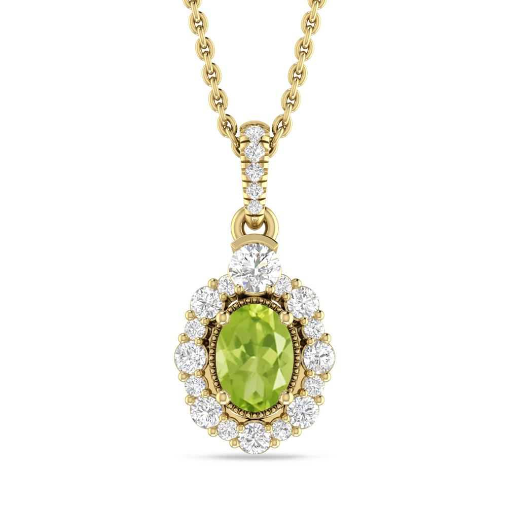 Yellow Gold - Peridot