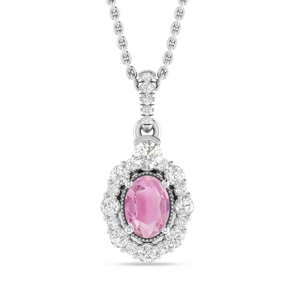 White Gold - Pink Tourmaline