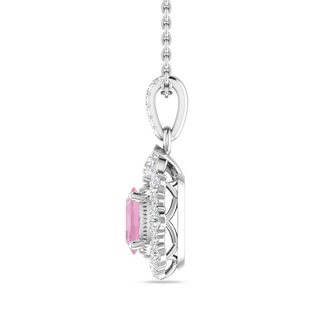 White Gold - Pink Tourmaline