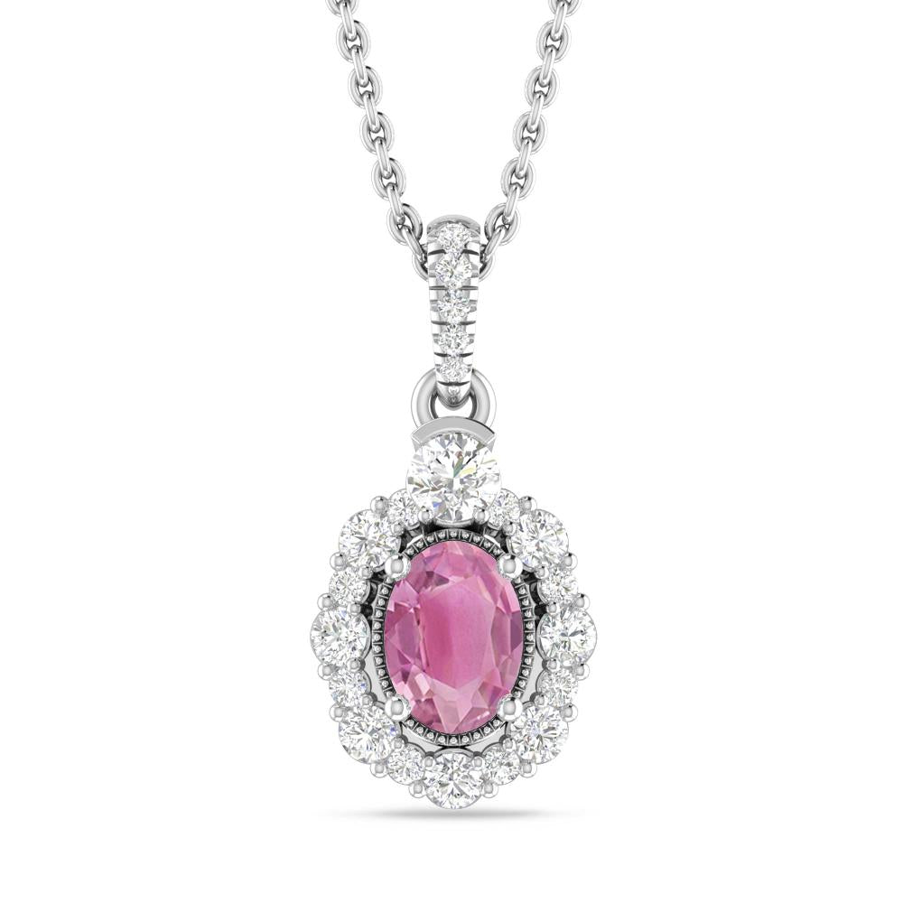 White Gold - Pink Tourmaline