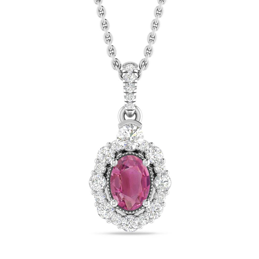 White Gold - Pink Tourmaline