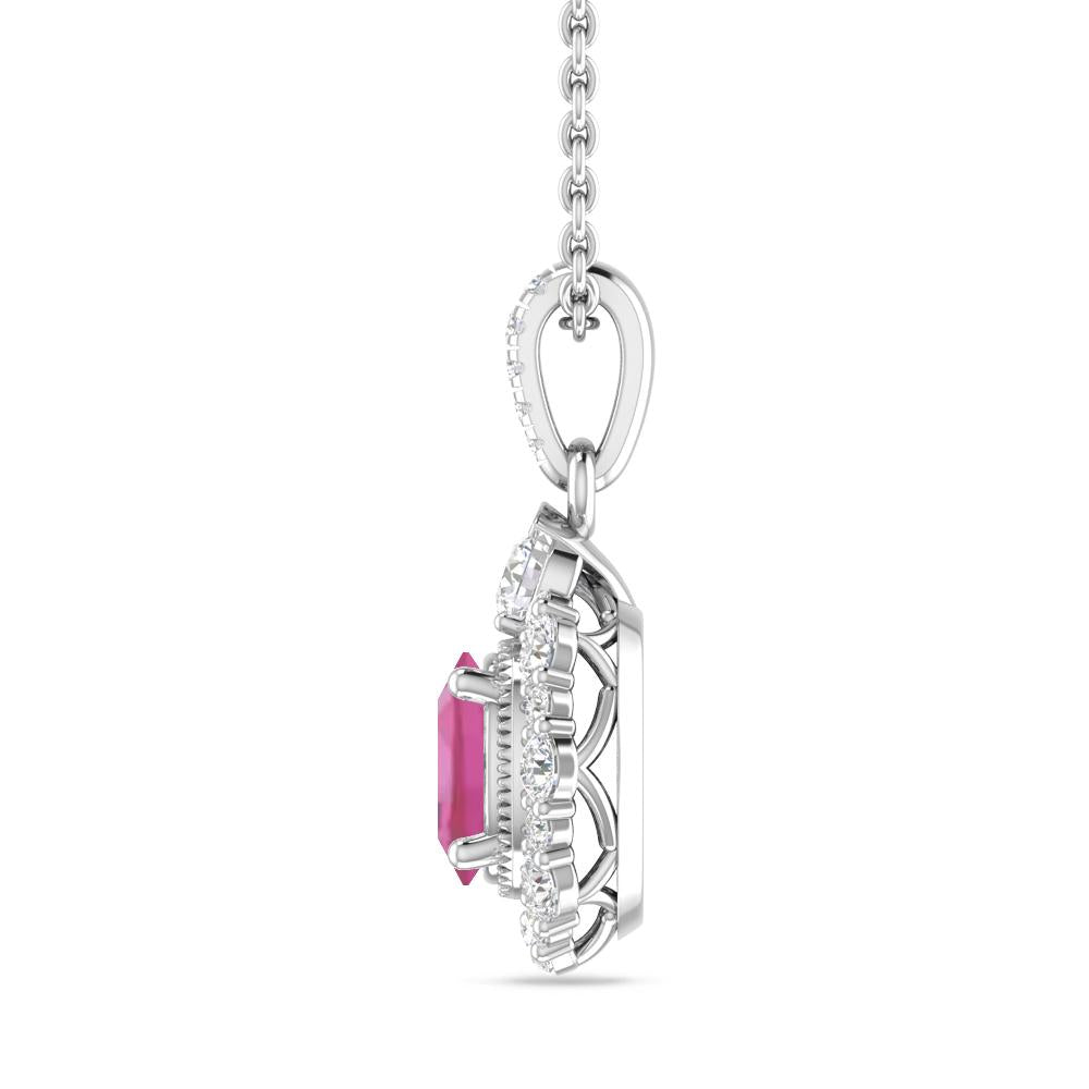 White Gold - Pink Tourmaline