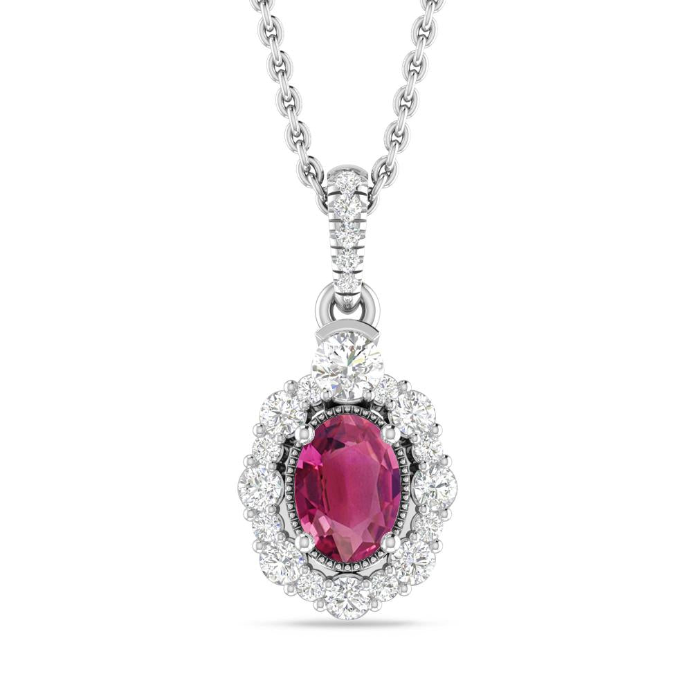 White Gold - Pink Tourmaline