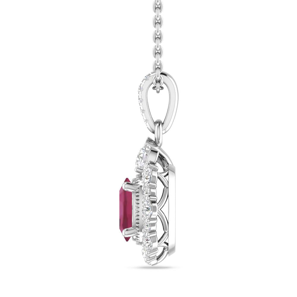 White Gold - Pink Tourmaline