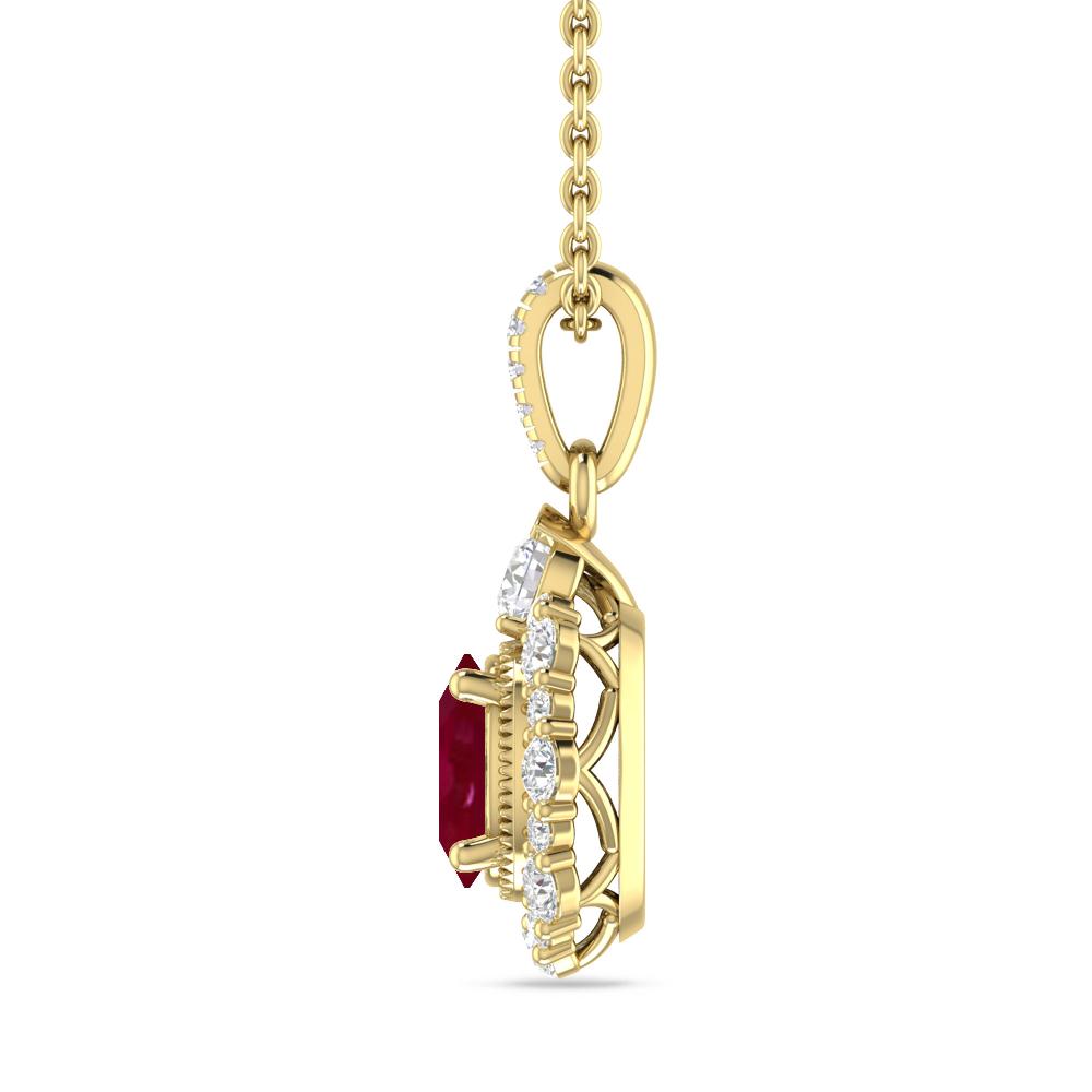 Yellow Gold - Ruby