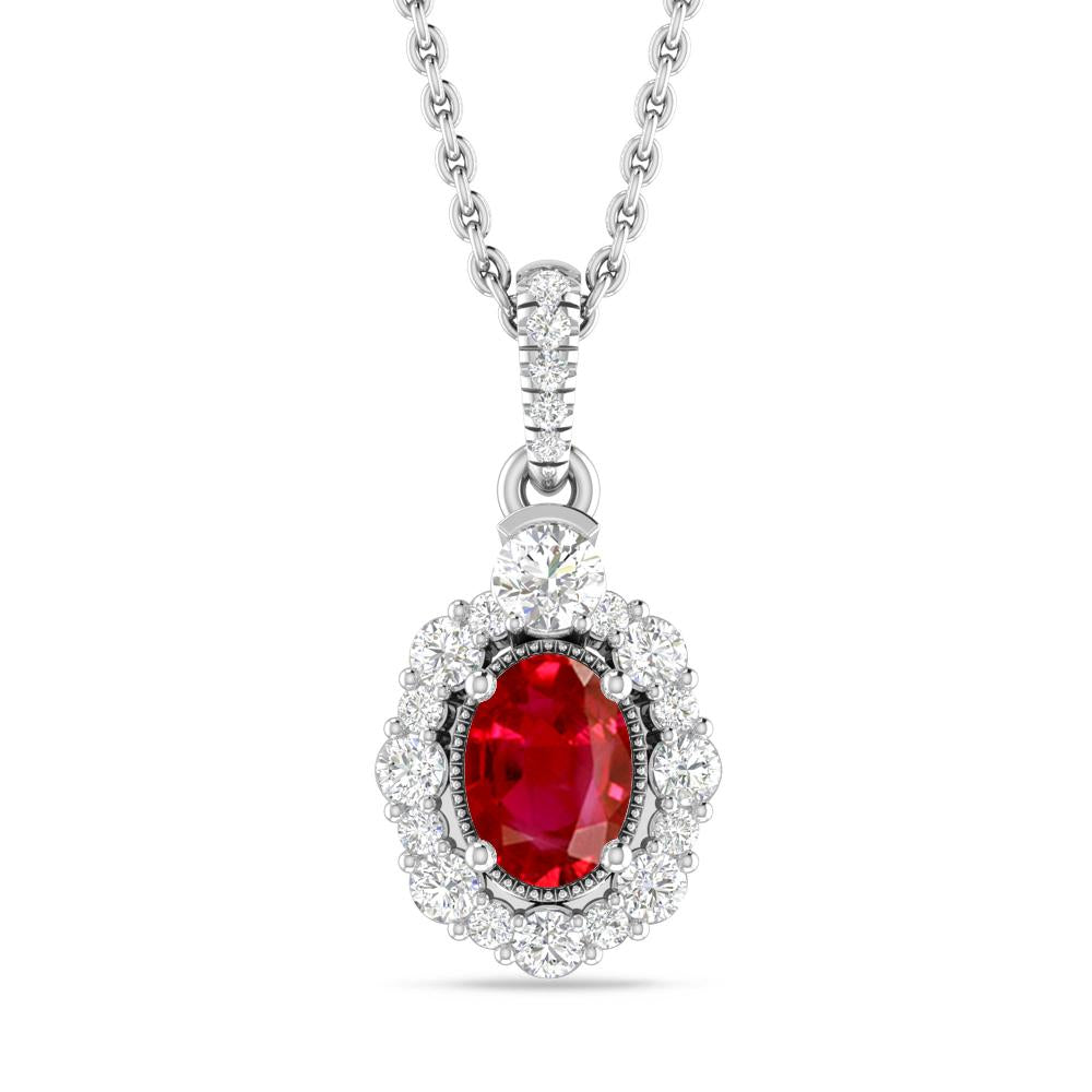 White Gold - Ruby