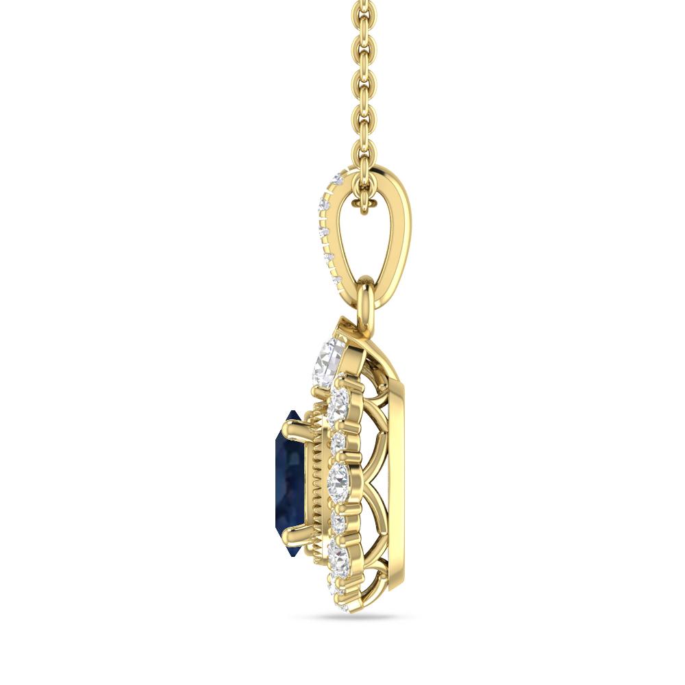 Yellow Gold - Sapphire