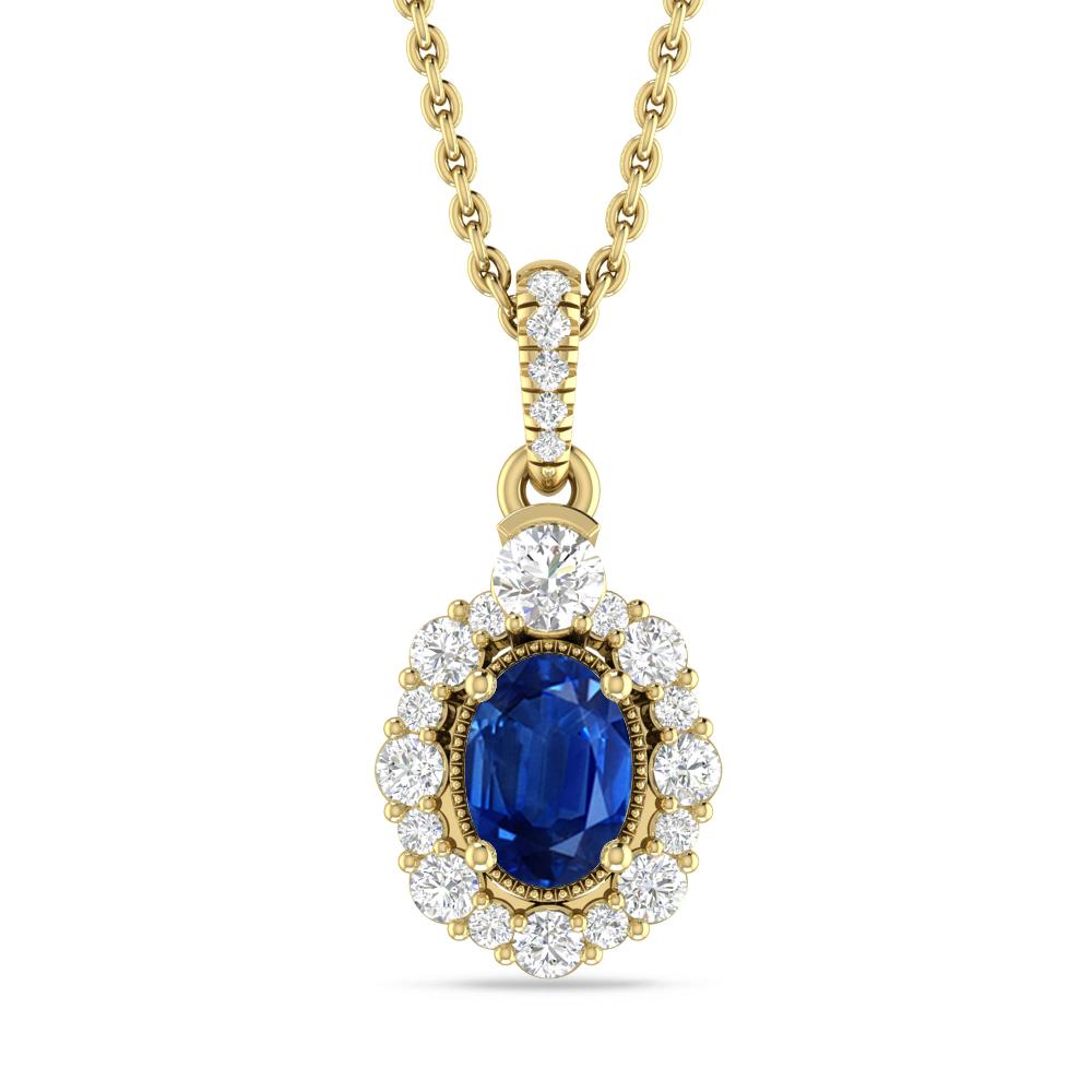 Yellow Gold - Sapphire