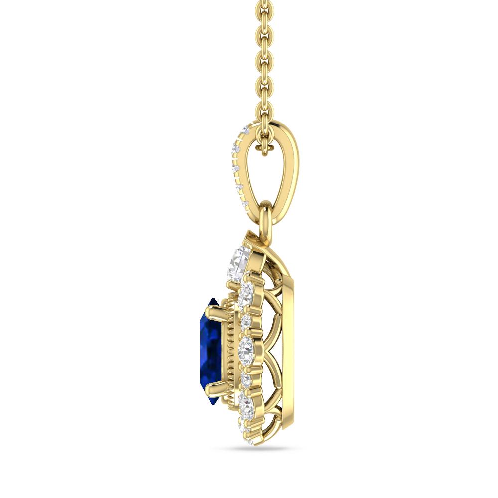 Yellow Gold - Sapphire