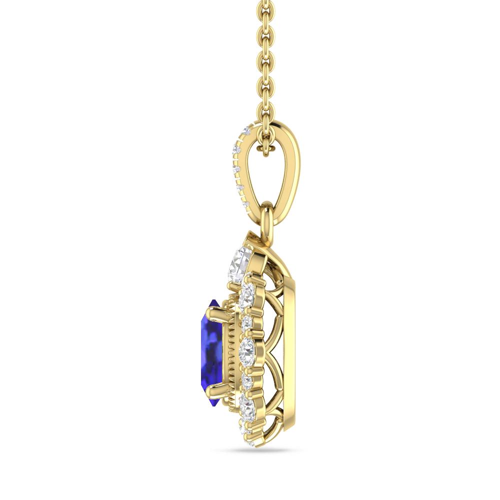 Yellow Gold - Tanzanite