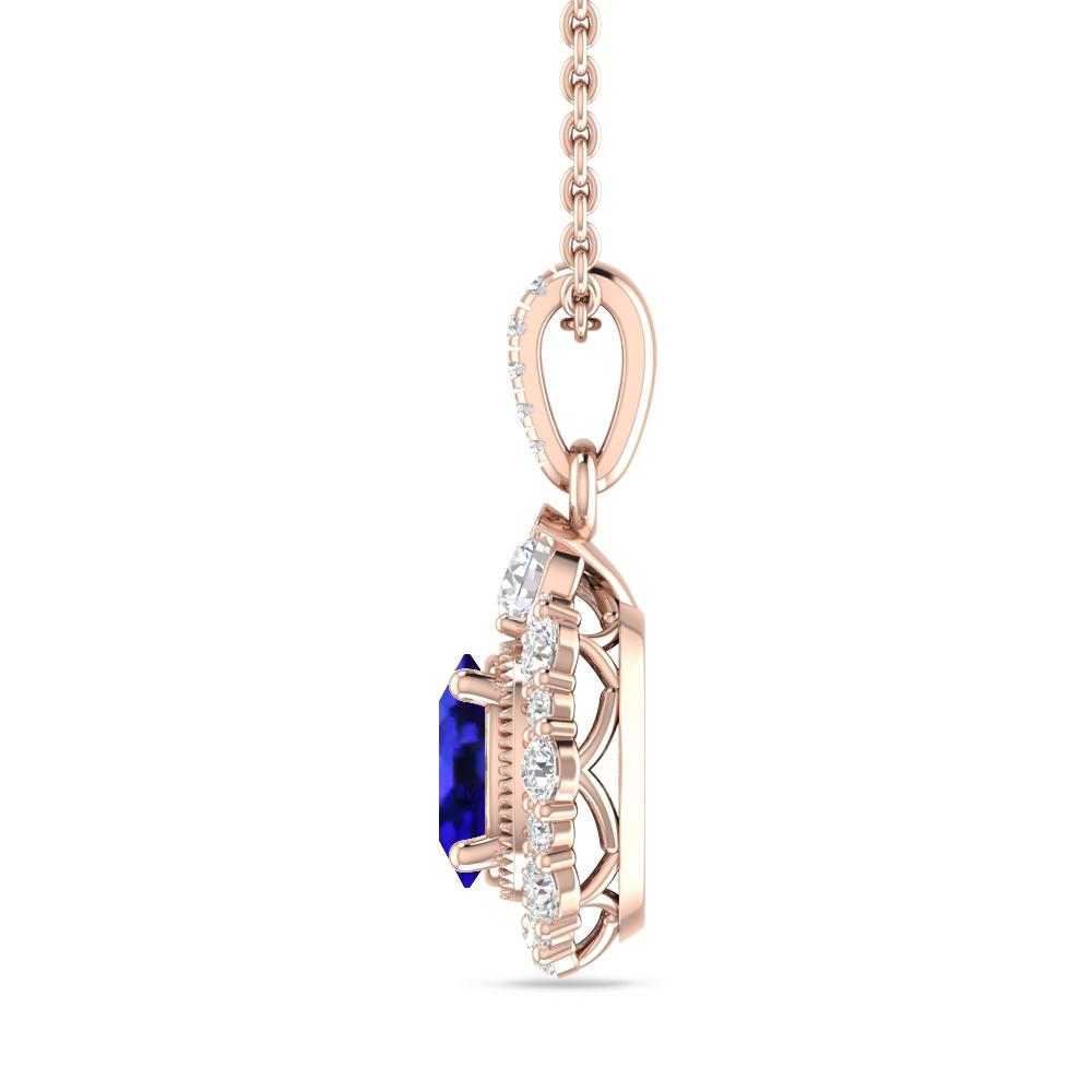 Rose Gold - Tanzanite