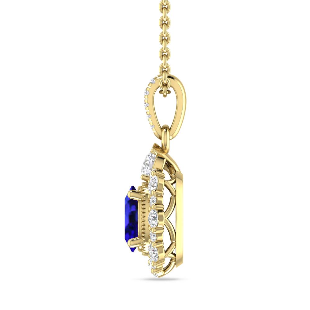 Yellow Gold - Tanzanite