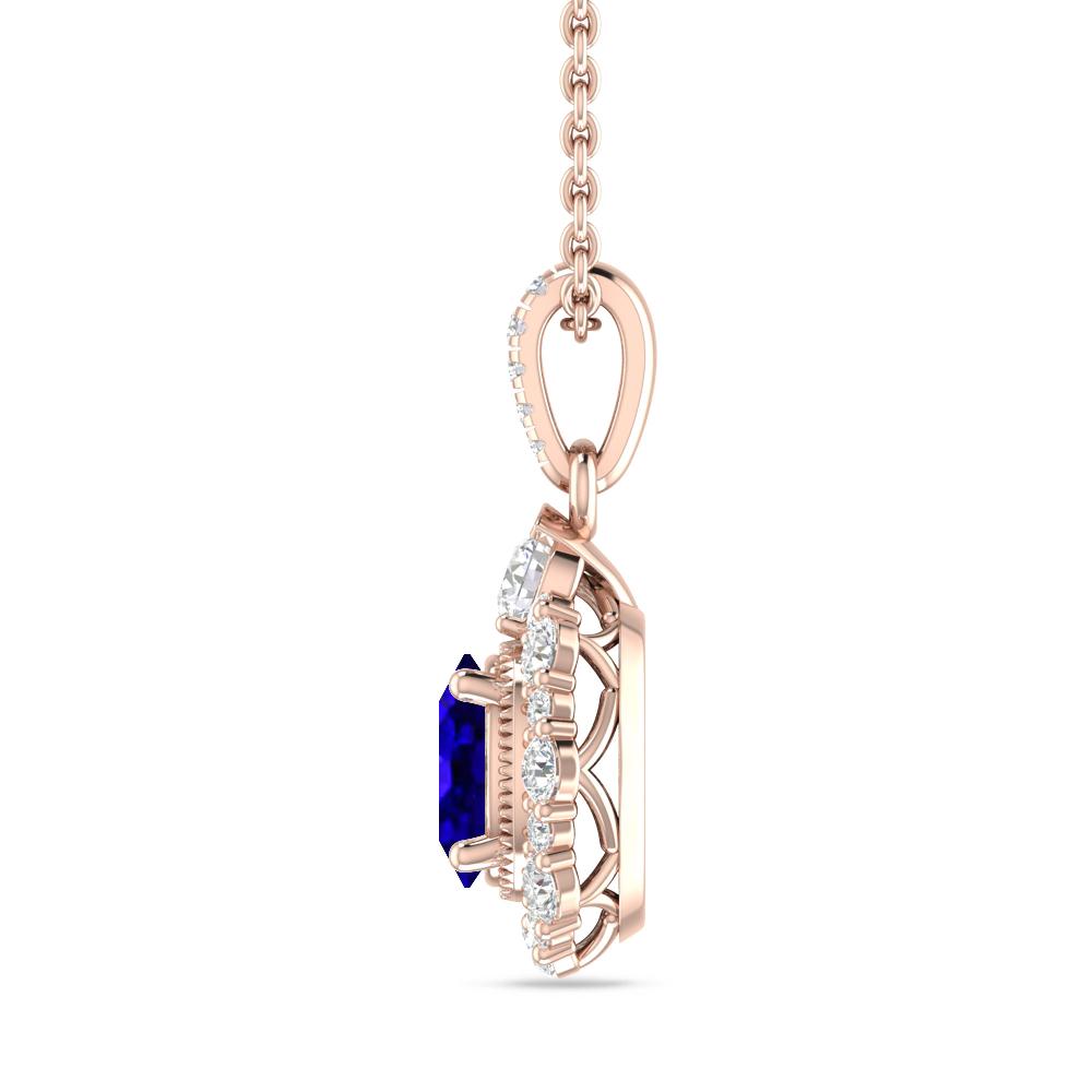 Rose Gold - Tanzanite